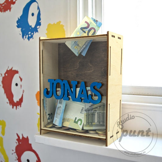 Spaarpot Box met Naam