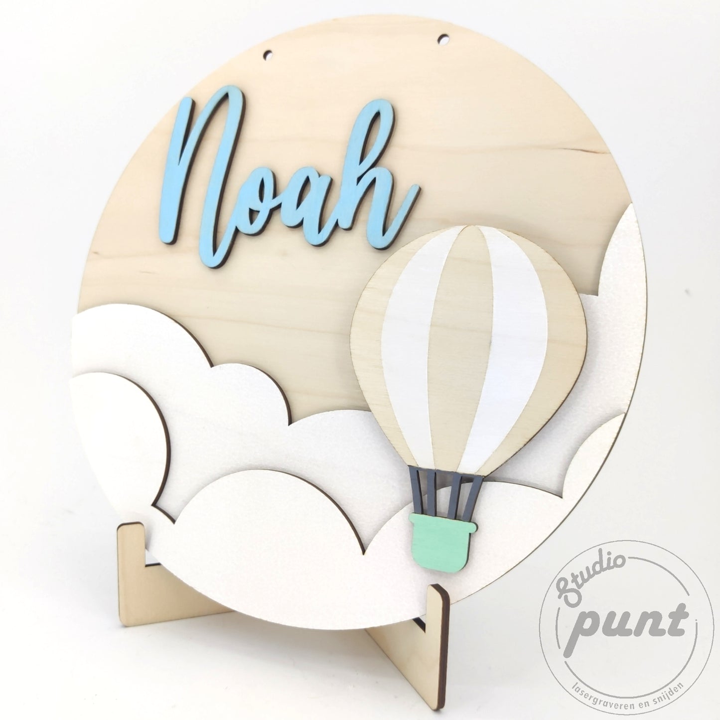 Naambord Baby Luchtballon