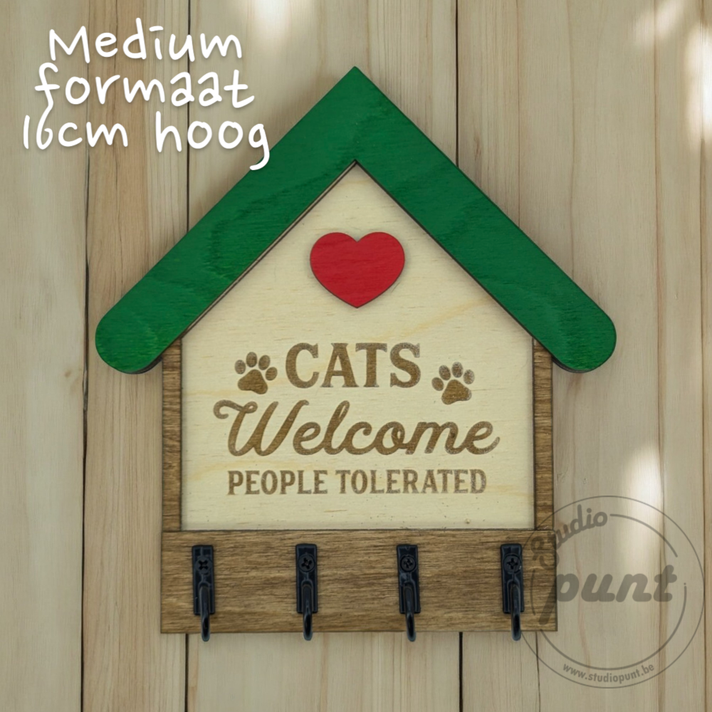 Sleutelhouder Cats Welcome