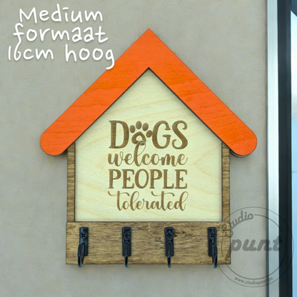 Sleutelhouder Dogs Welcome