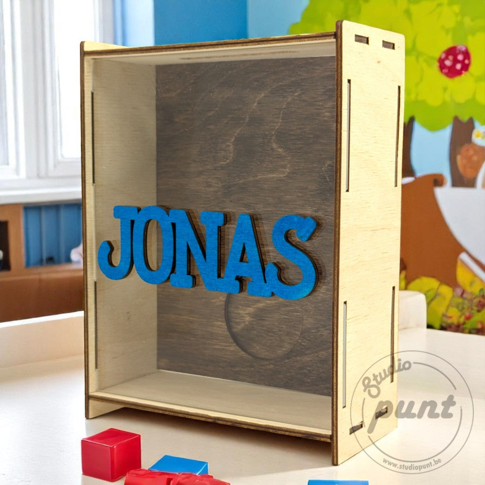 Spaarpot Box met Naam