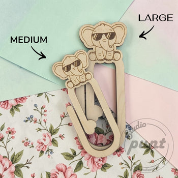 Houten Decoratieve Paperclip - Dieren