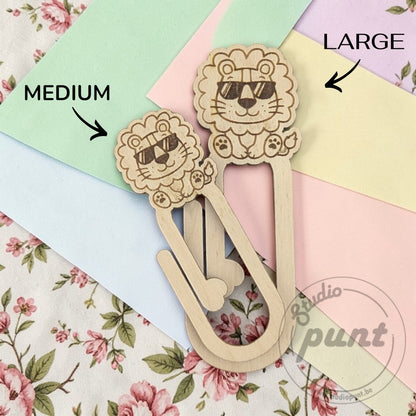 Houten Decoratieve Paperclip - Dieren