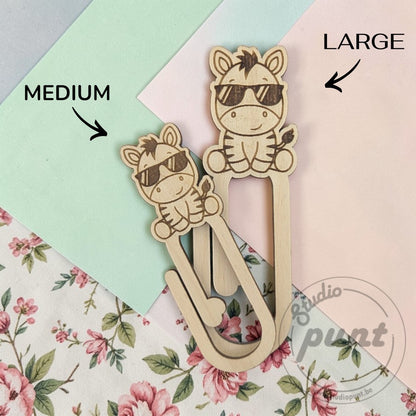 Houten Decoratieve Paperclip - Dieren