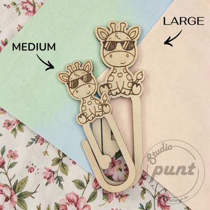 Houten Decoratieve Paperclip - Dieren