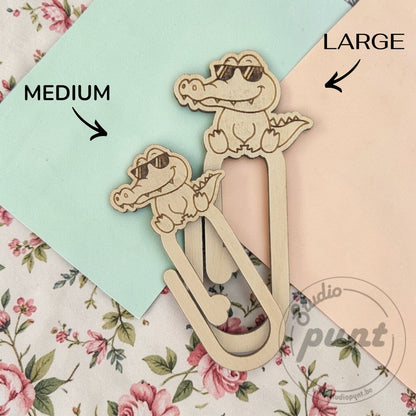 Houten Decoratieve Paperclip - Dieren