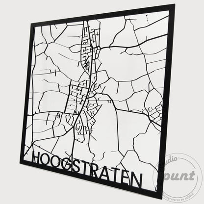 Houten Stadskaart stad Hoogstraten (2320)