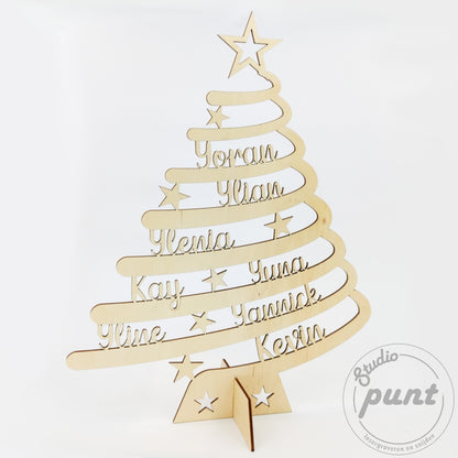 Kerstboom met namen personaliseerbaar