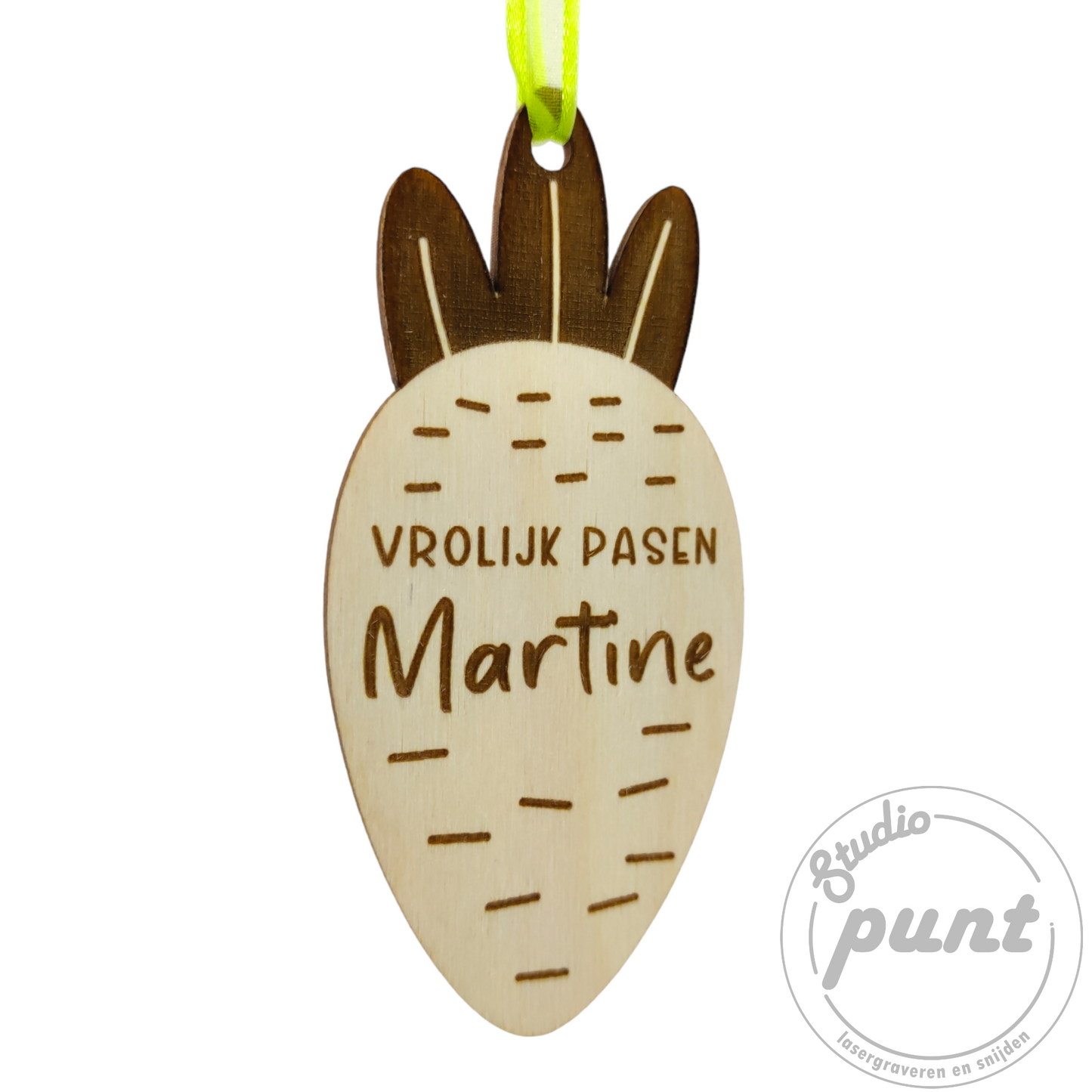 Pasen Funny Wortel hanger Personaliseerbaar